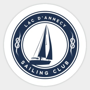 Lac d'Annecy sailing Sticker